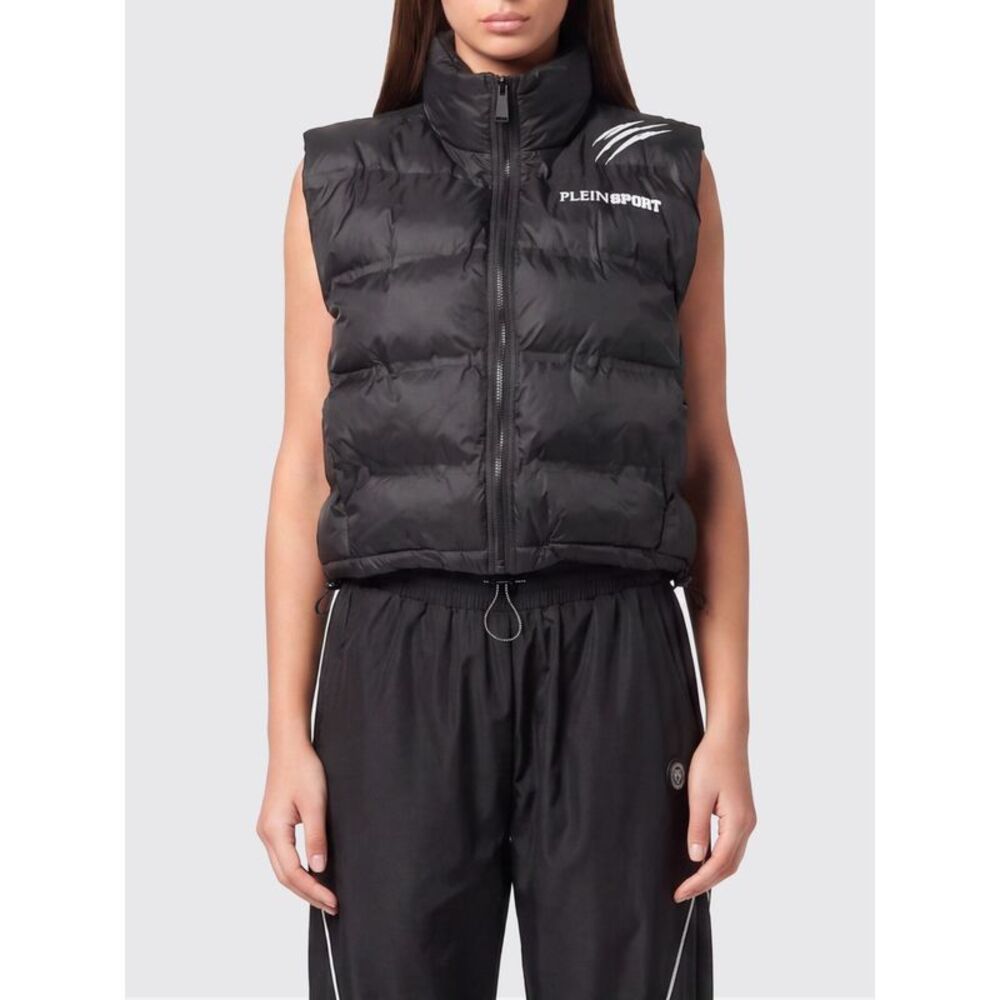 Plein Sport Waistcoat Woman Black